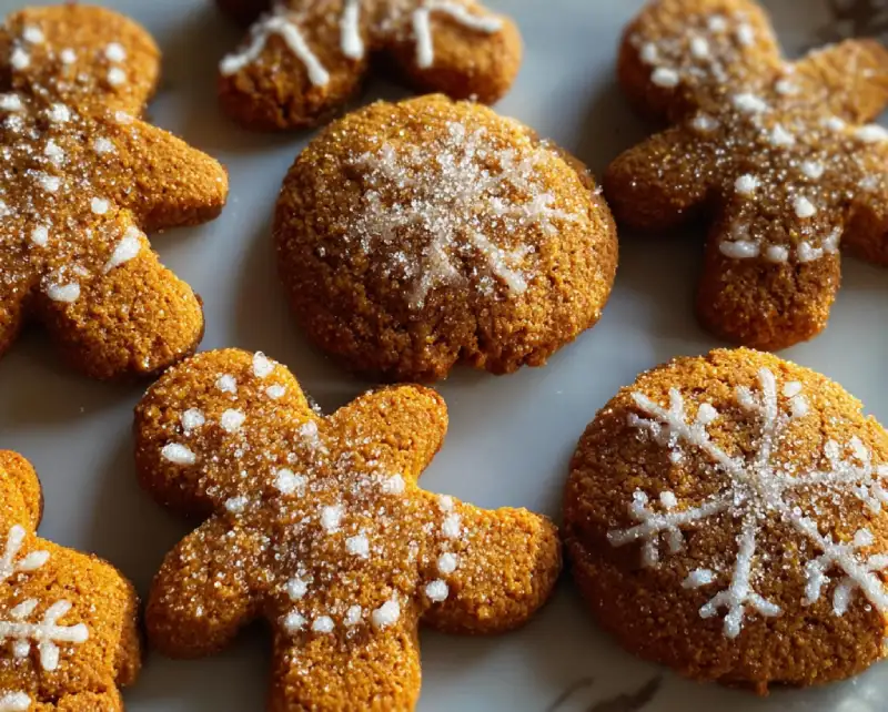 Chewy Gingerbread Cookies