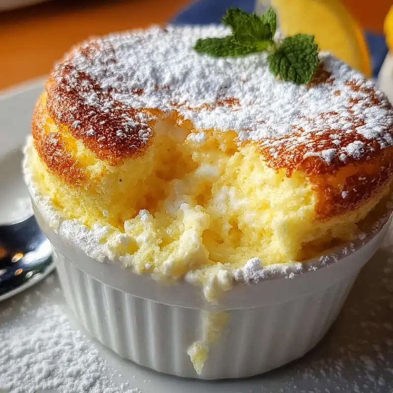 Meyer Lemon Soufflé