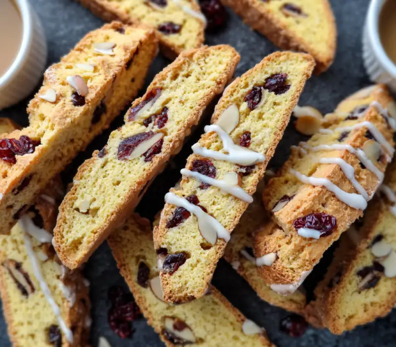 Cranberry Orange Biscotti