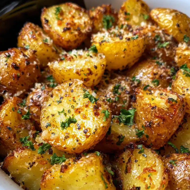 Crockpot Parmesan Potatoes