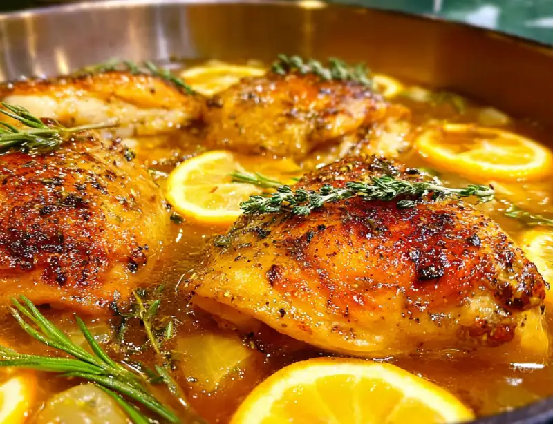 Mouthwatering Meyer Lemon Chicken