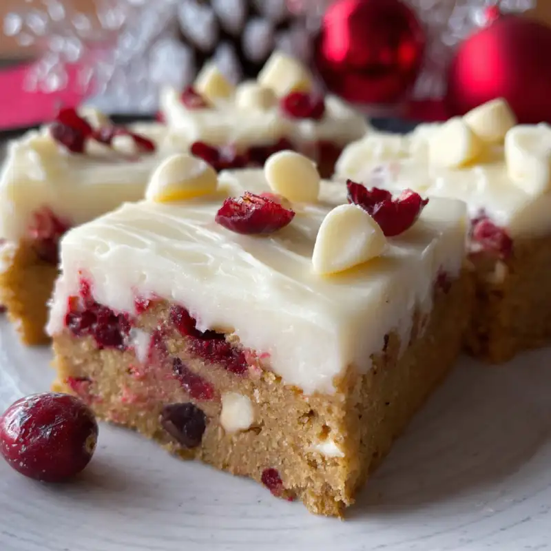 Cranberry Bliss Bars