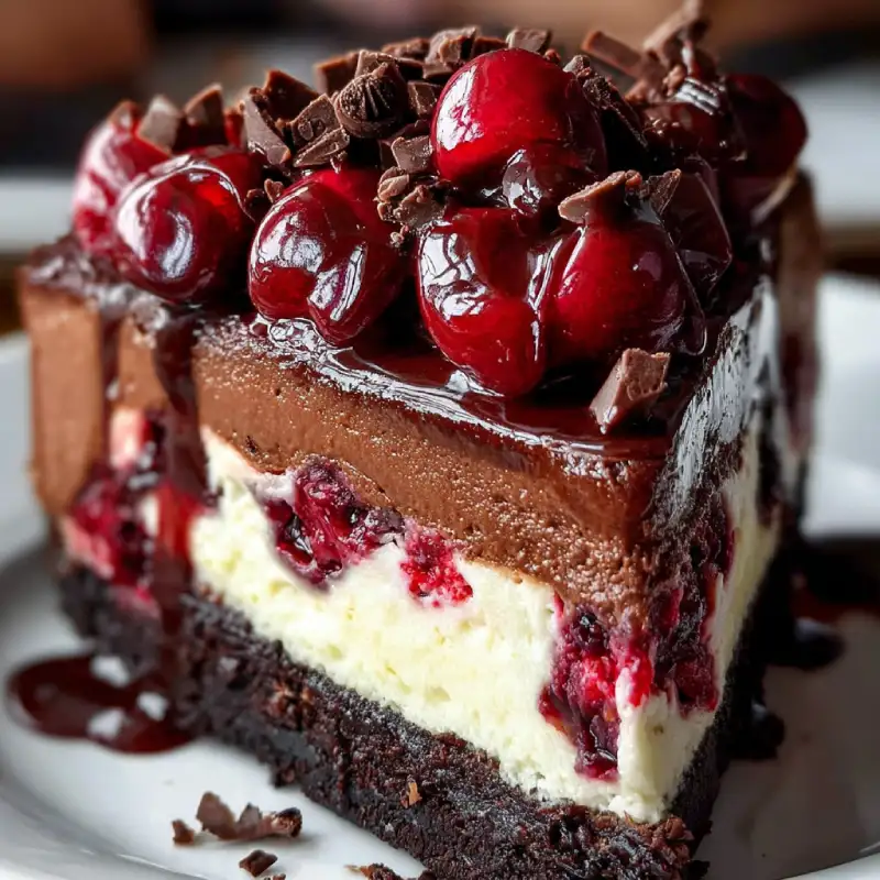 Black Forest Cheesecake Symphony