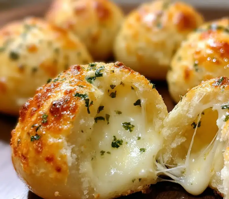 Garlic Cheese Bombs