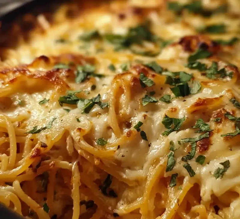 Baked Cream Cheese Spaghetti
