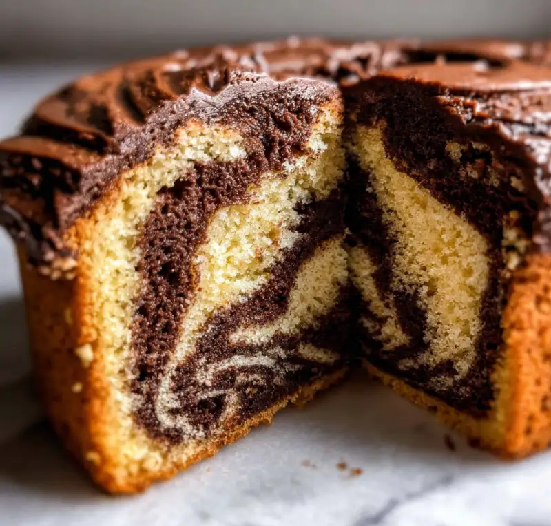 Homemade Marble Cake