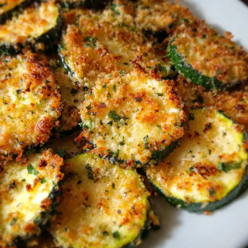 Crispy Baked Zucchini Chips