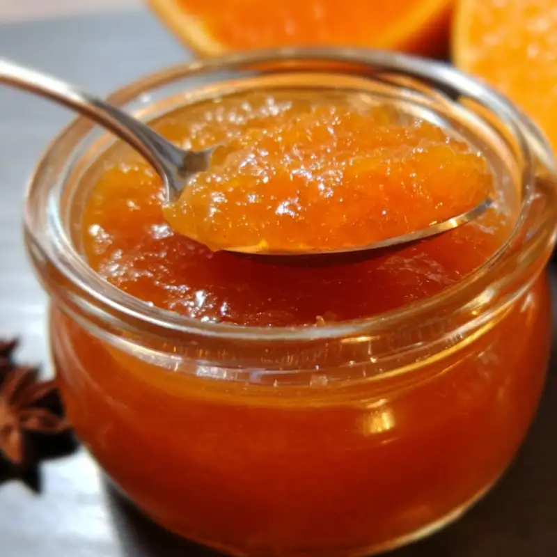 Winter Spiced Orange Jam No Pectin