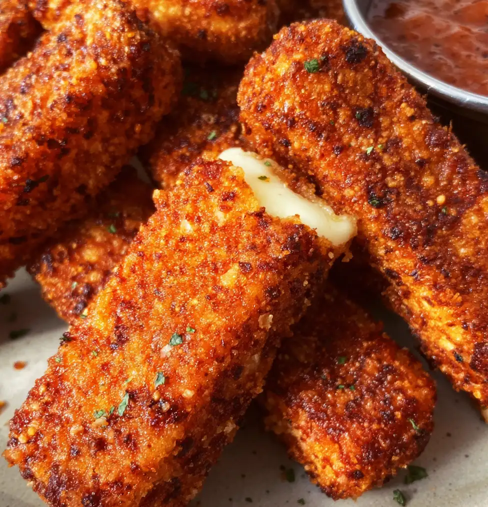 Nashville Hot Mozzarella Sticks