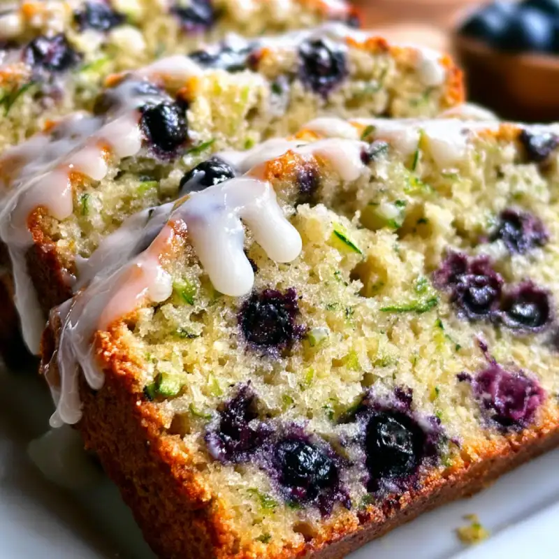 Blueberry Zucchini Lemon Loaf