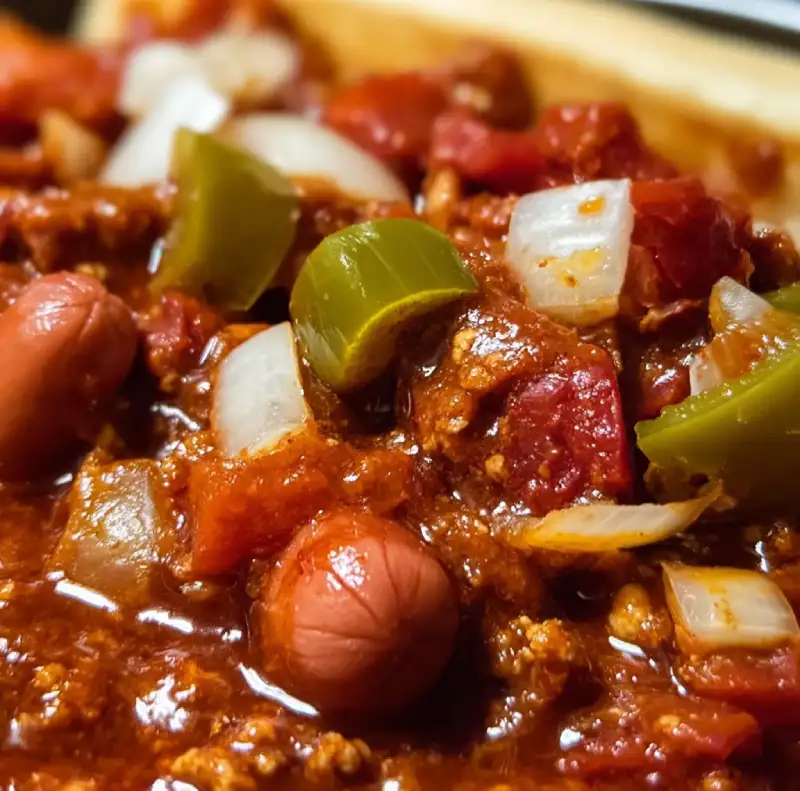 Crockpot Hot Dog Chili