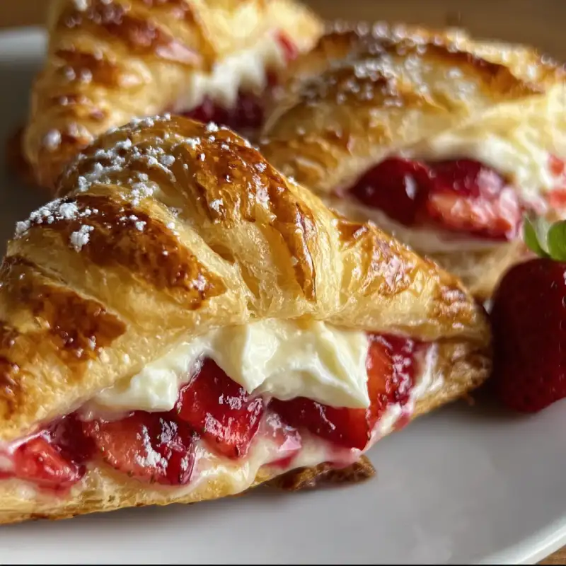 Strawberry Cheesecake Turnovers
