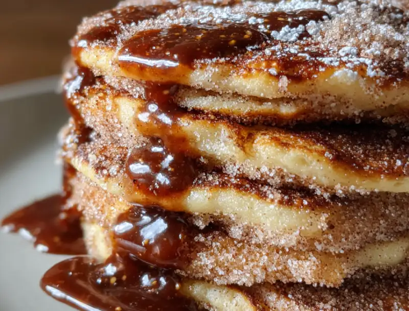 Spanish Churro Pancakes