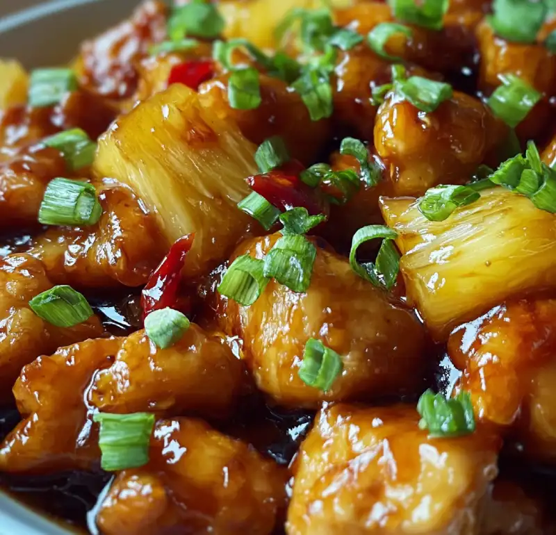 Sticky Pineapple Chicken: Delicious Family Recipe
