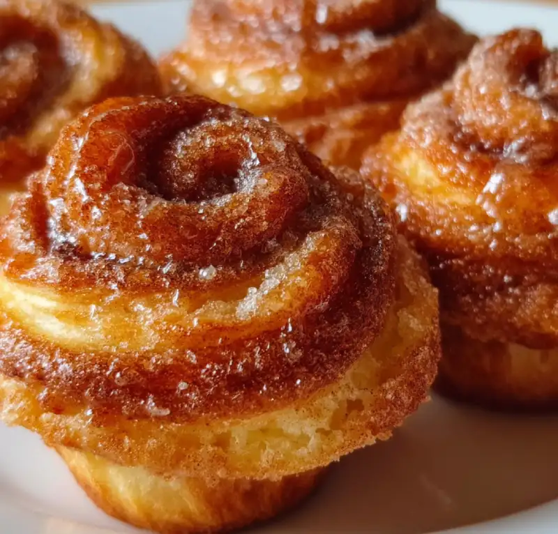 Delicious Cinnamon Cruffins