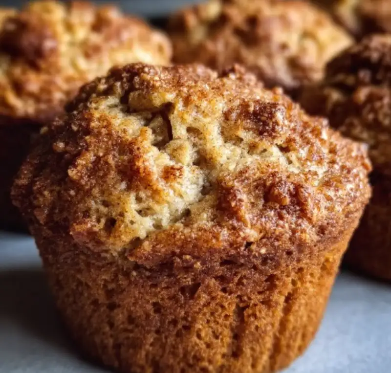 Apple Cinnamon Greek Yogurt Muffins