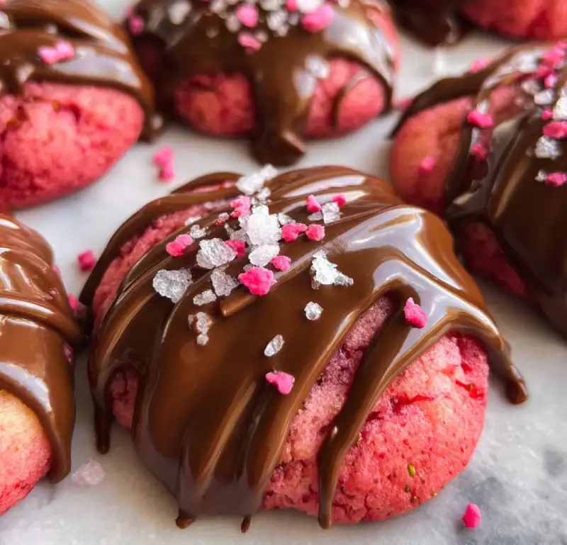 Chocolate Covered Strawberry Cookies