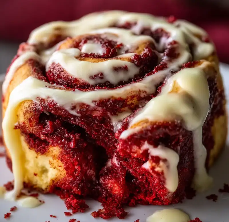 Red Velvet Cinnamon Rolls