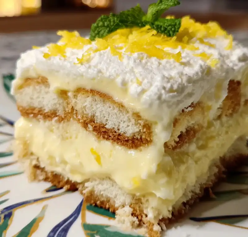 Lemon Limoncello Italian Tiramisu Recipe: Delicious & Easy