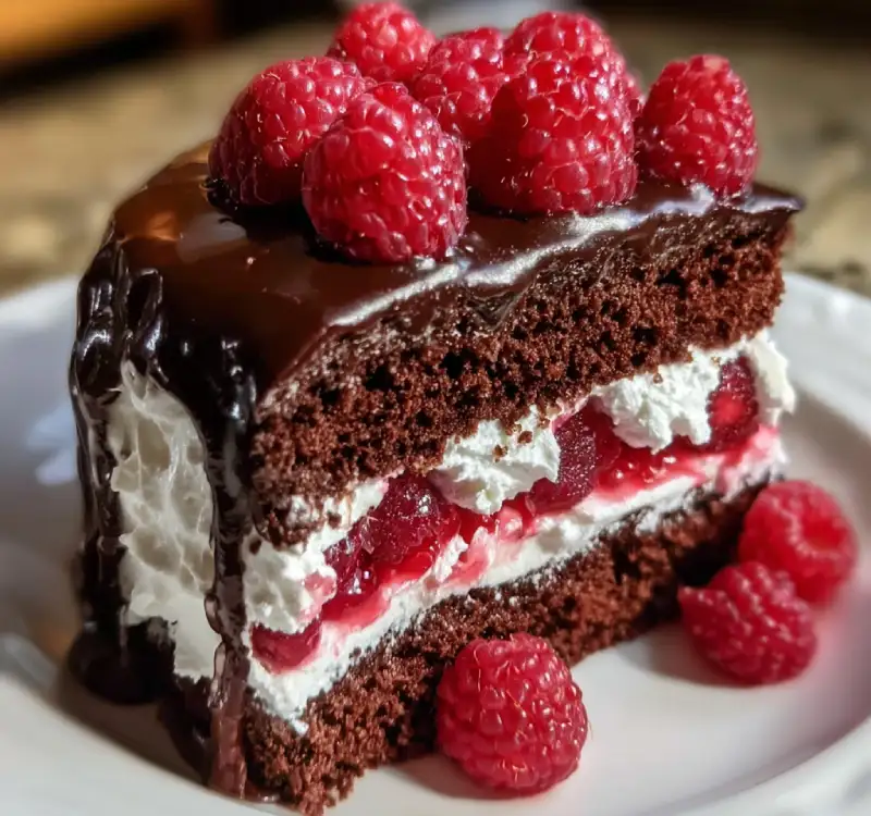 Chocolate Raspberry Cake