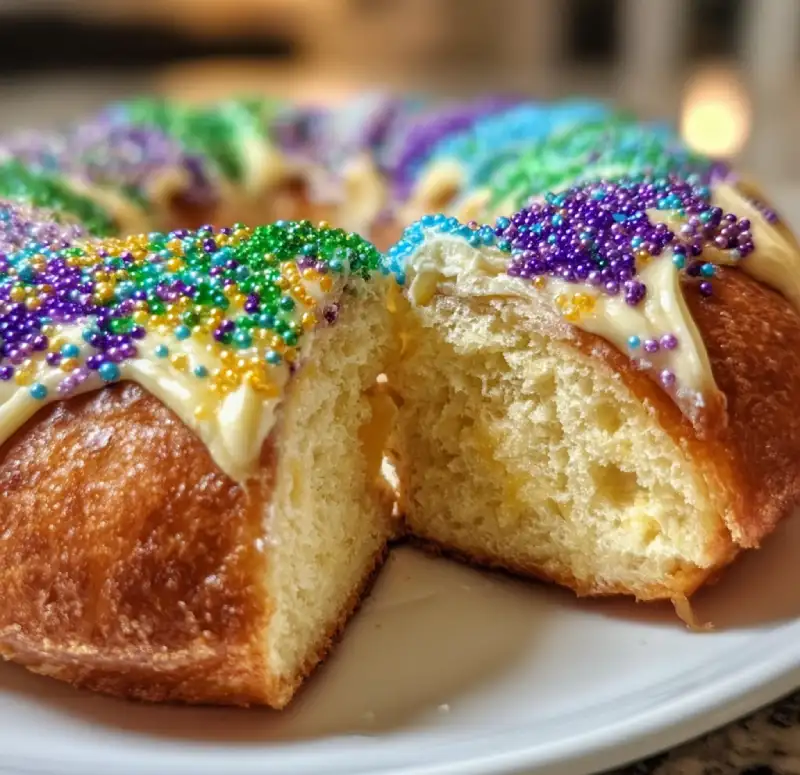 Cream Cheese King Cake