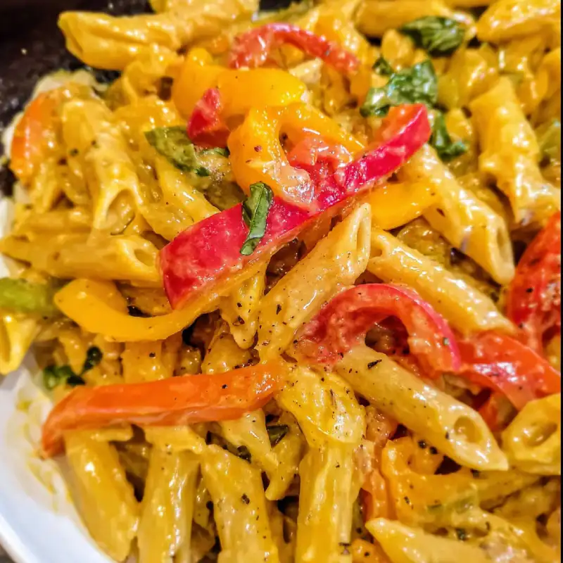 Mouthwatering Jamaican Vegan Rasta Pasta