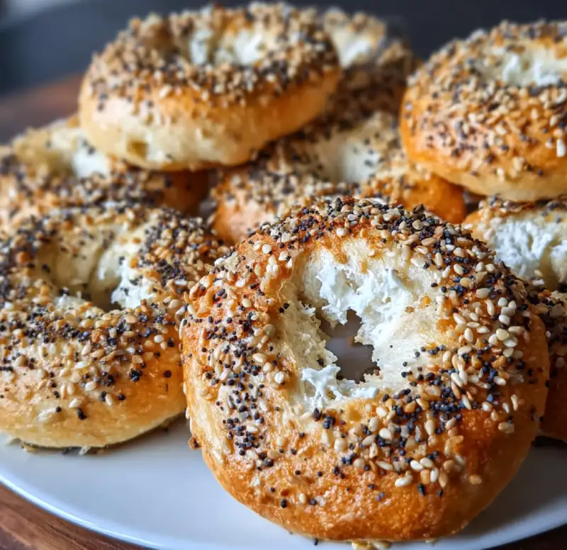 Greek Yogurt Bagels