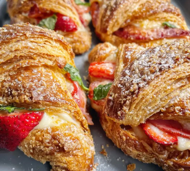 Stuffed croissants