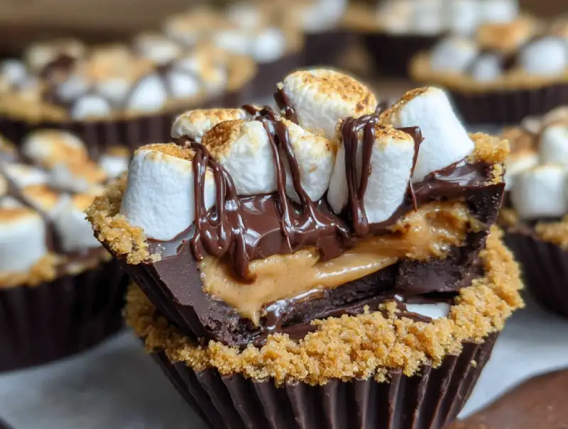 S'mores Peanut Butter Cups