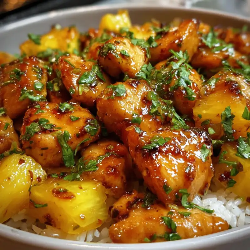 Honey Garlic Pineapple Chicken: Delicious Dinner Recipe