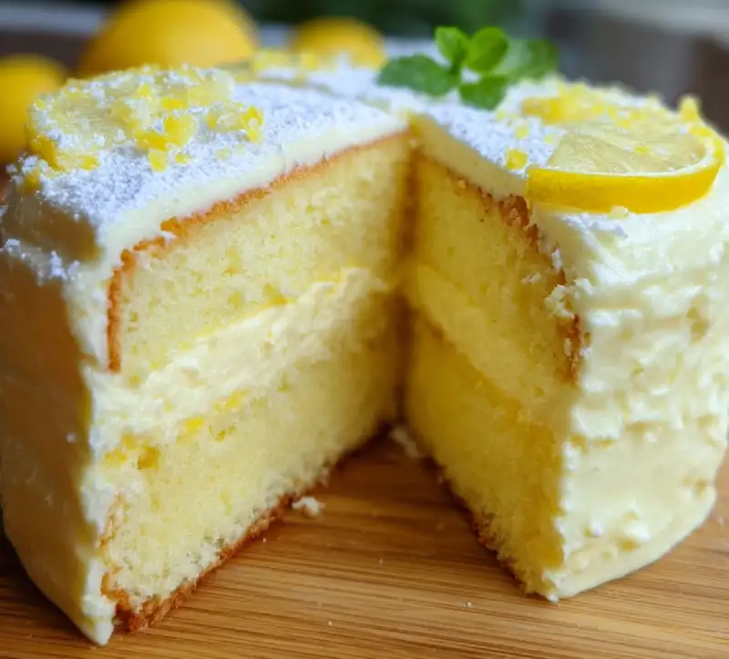 Limoncello Mascarpone Cake