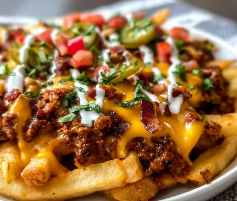Loaded Chili Cheese Fries