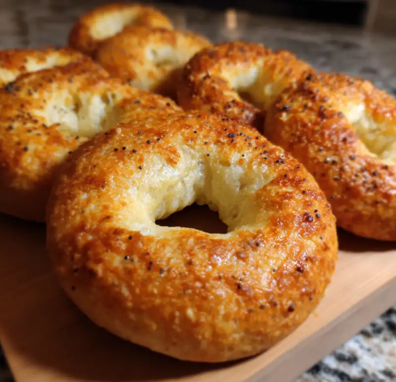 High-Protein Greek Yogurt Bagels