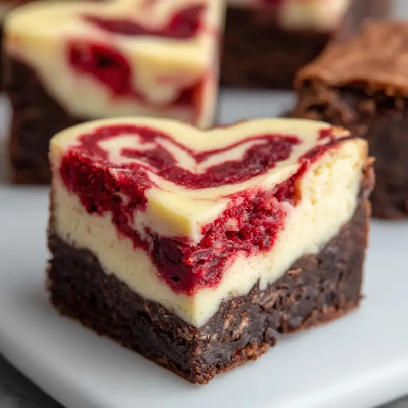Heart Shaped Brownies
