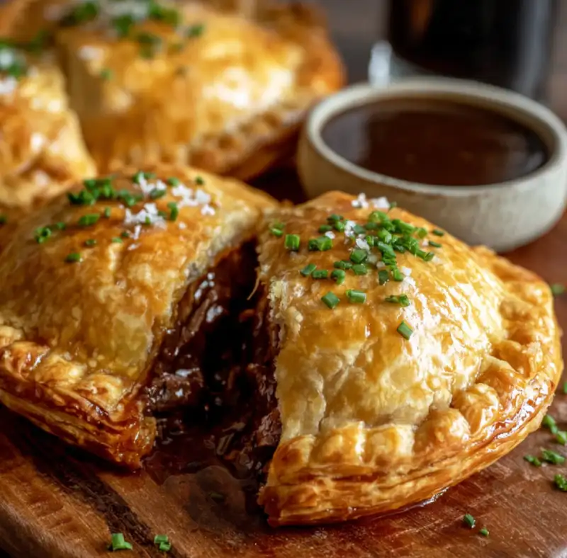 Crispy Irish Beef and Guinness Hand Pies