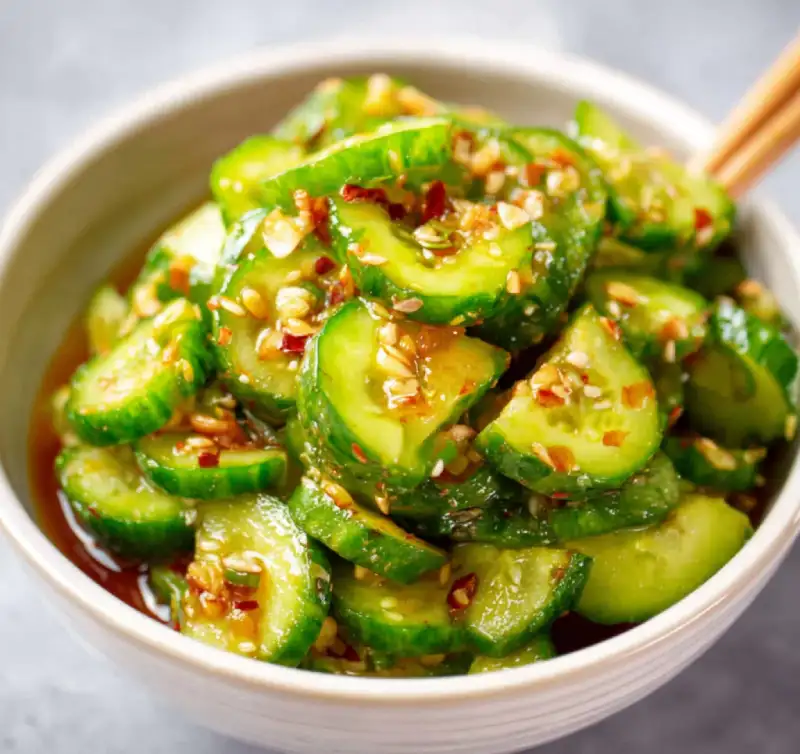 TikTok Korean Cucumber Salad