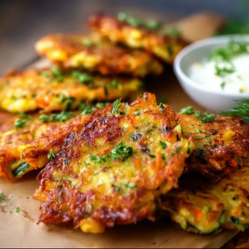 Crispy Vegetable Fritters