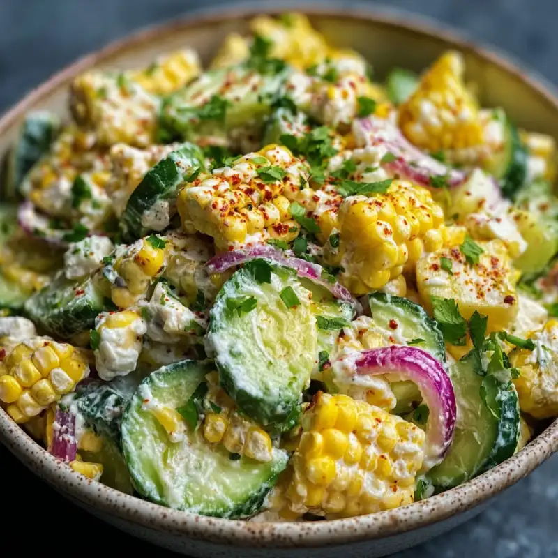 Corn Creamy Cucumber