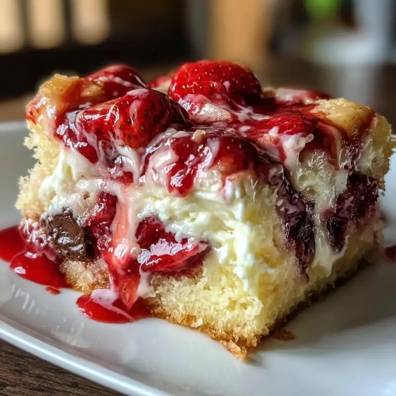 Gooey Strawberry Earthquake Cake: Delicious Recipe