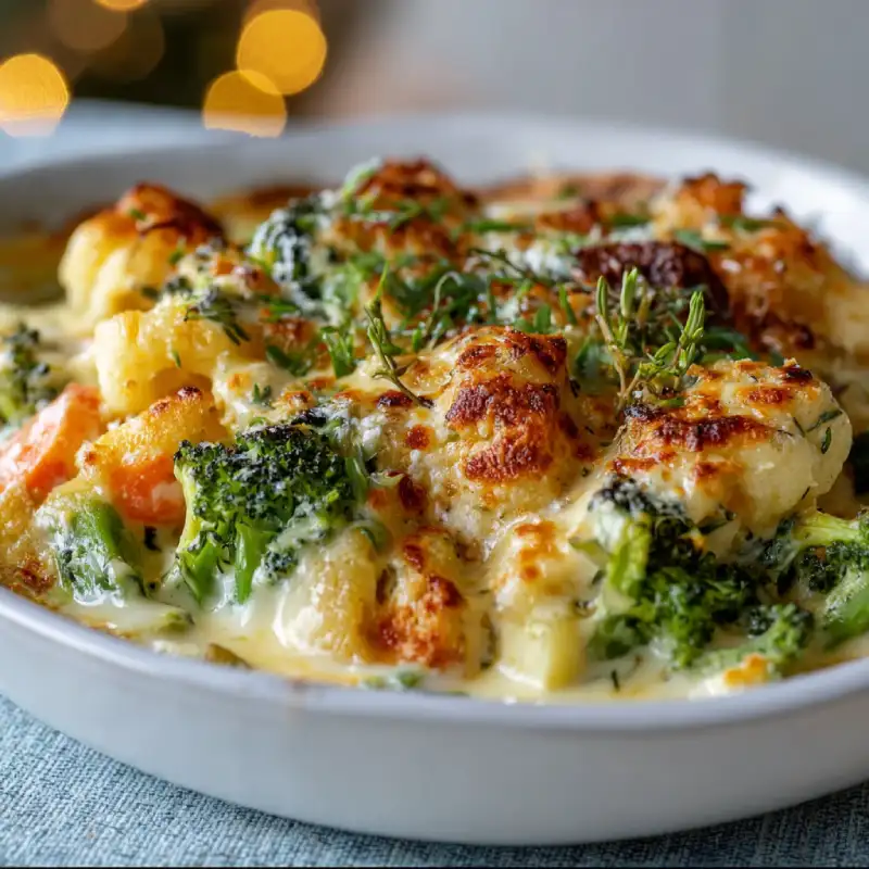 Creamy Winter Vegetable Casserole