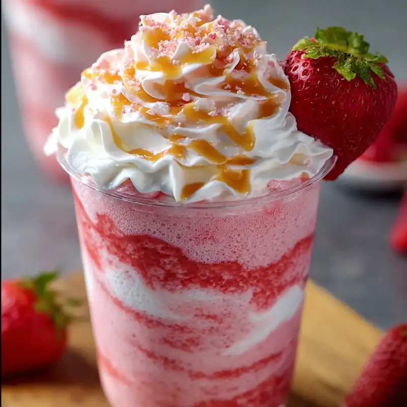 Strawberry Cream Frappuccino