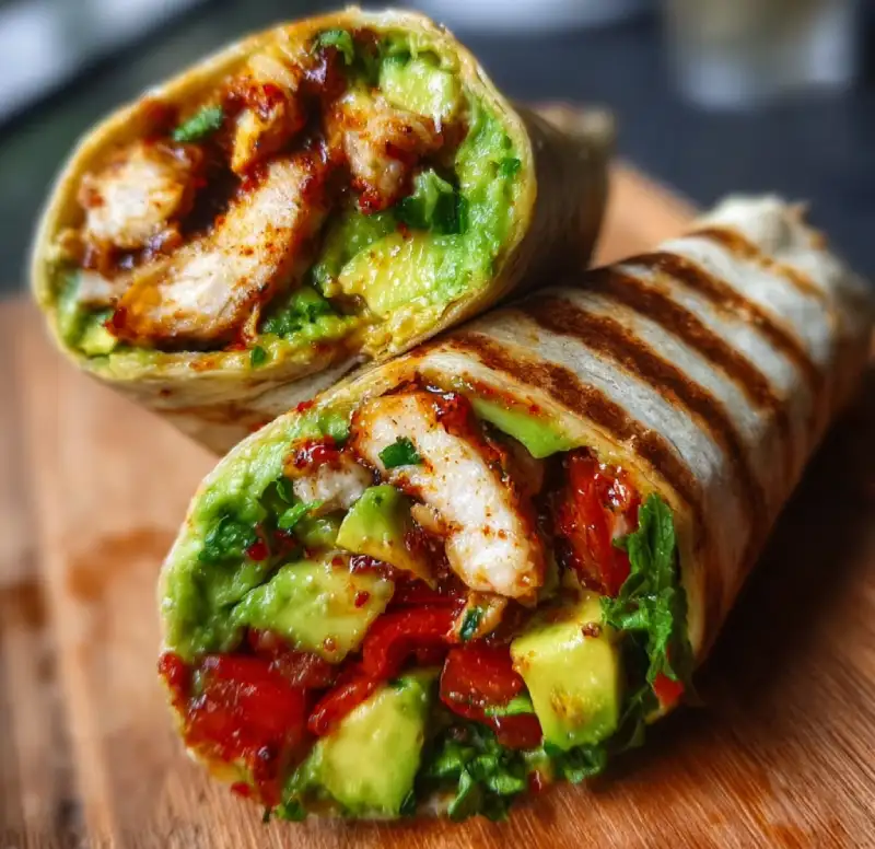 Chicken Avocado Wraps