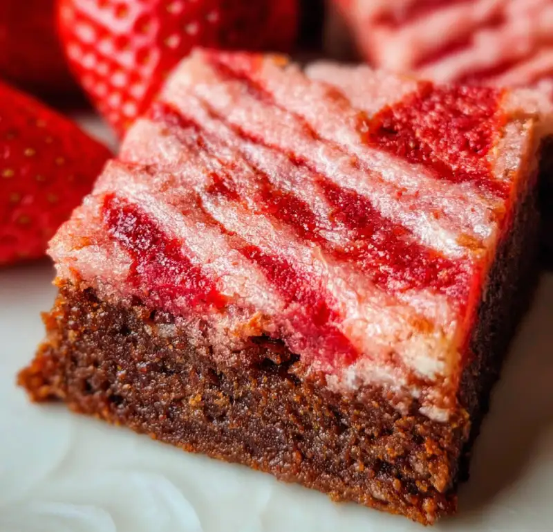 Strawberry Brownies