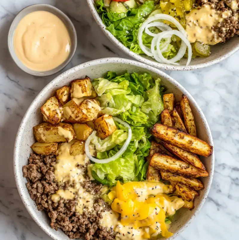Delicious Burger Bowls