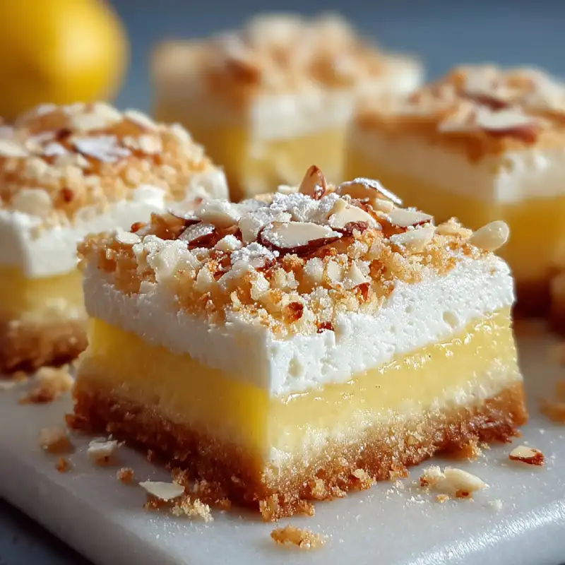 Limoncello Ricotta Cloud Squares