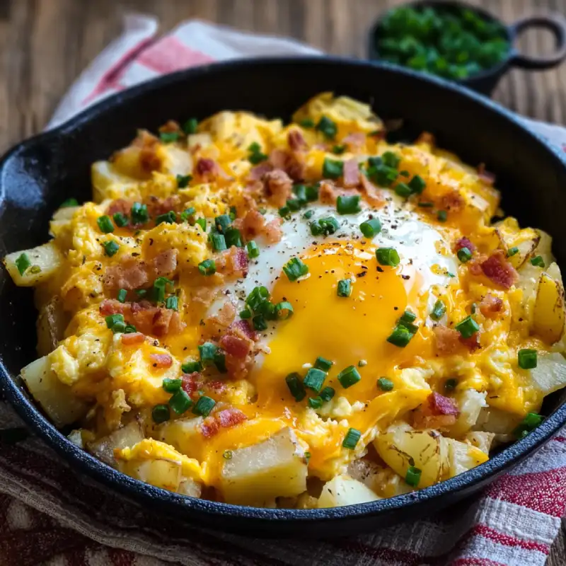 Potato Egg Scramble