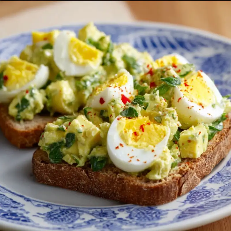 Mediterranean Avocado Egg Salad