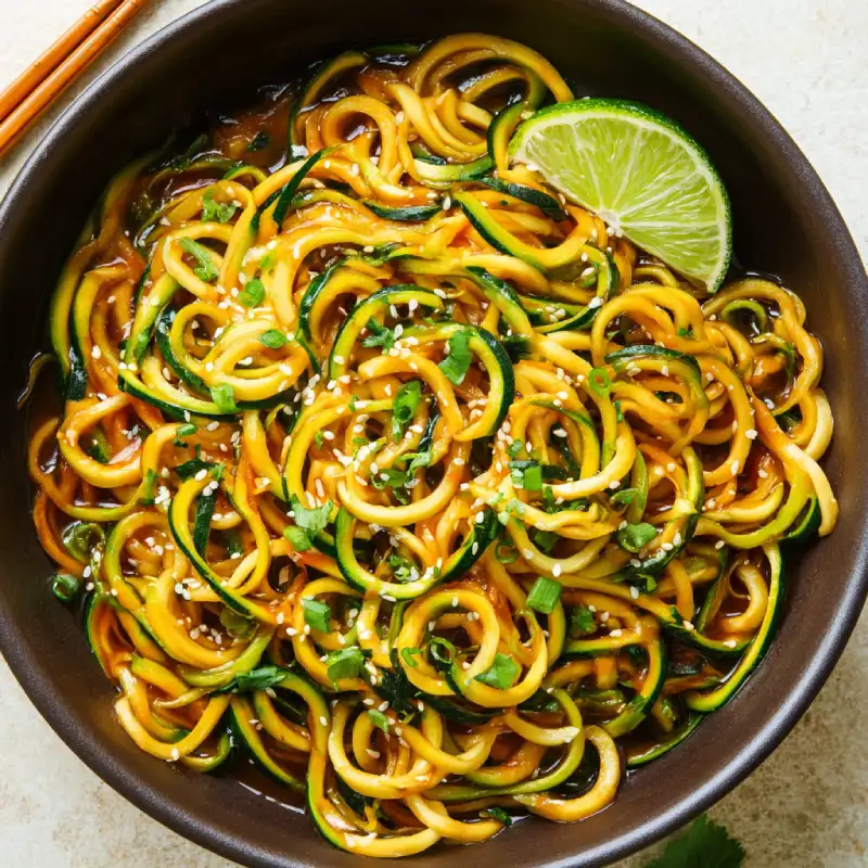 Tasty Teriyaki Zucchini Noodles