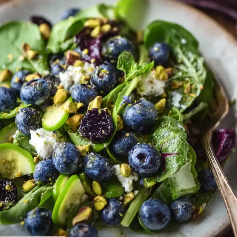 Blueberry Pistachio Spring Salad