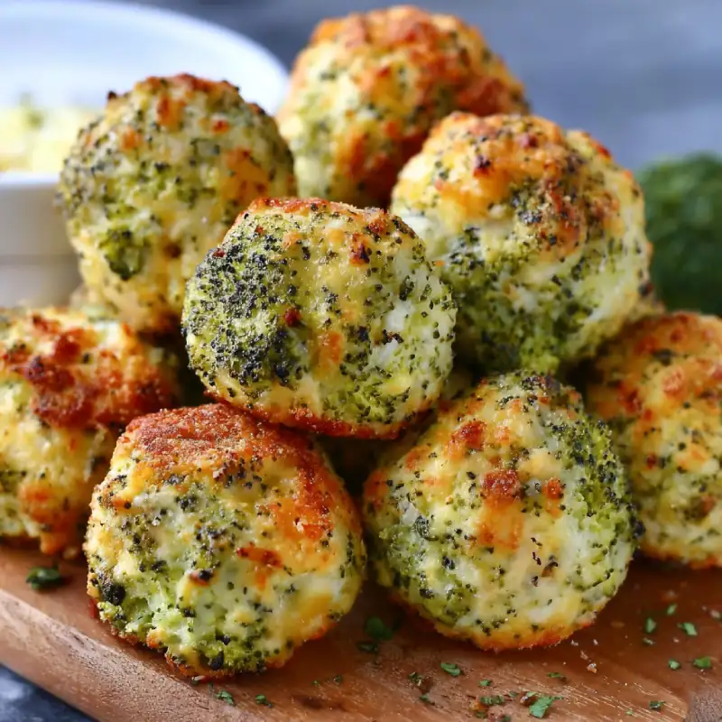 Baked Broccoli and Cheese Balls